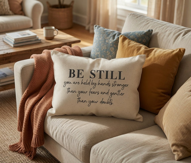 BE STILL - Blessing Stencil
