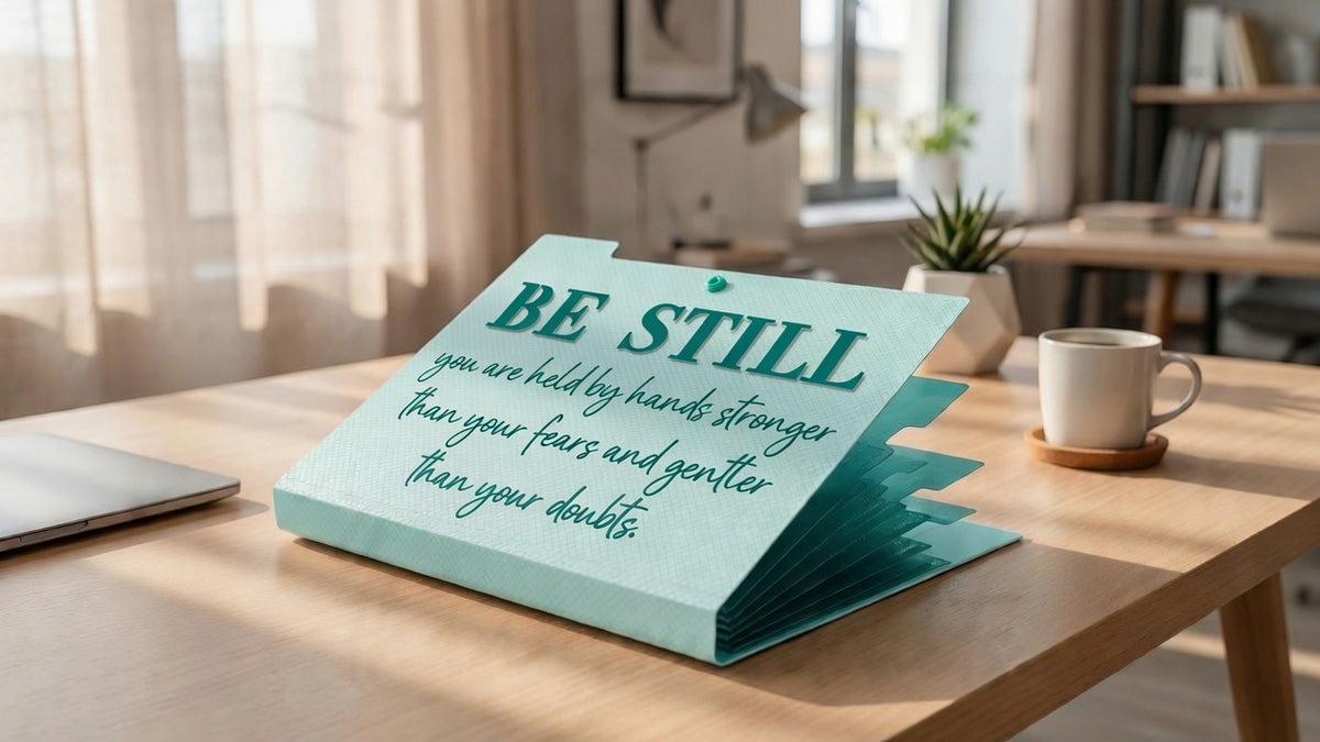 BE STILL - Blessing Stencil