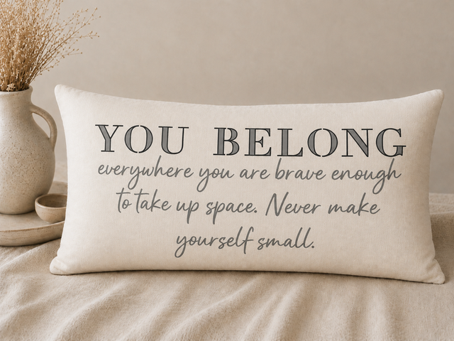 YOU BELONG (SVG) Blessing Stencil