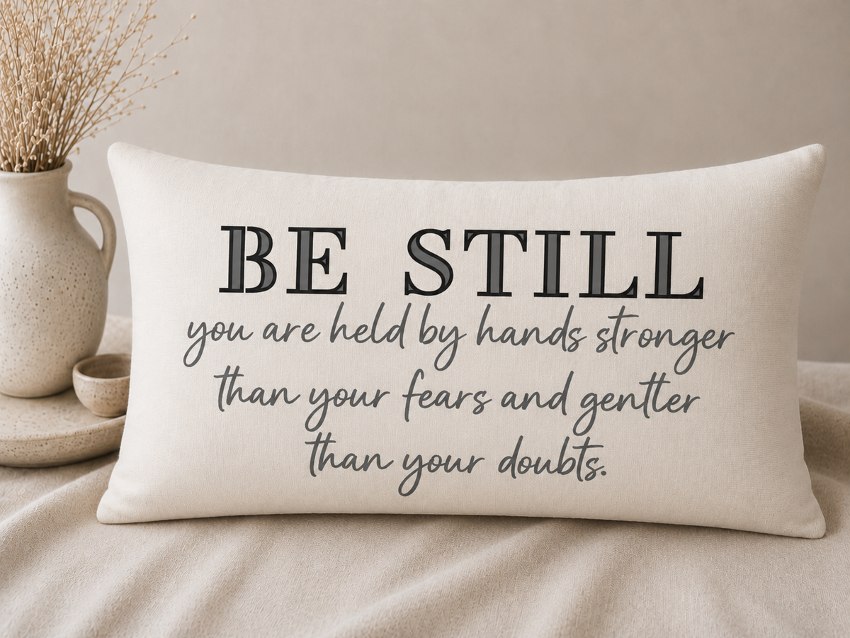 BE STILL (SVG) Blessing Stencil
