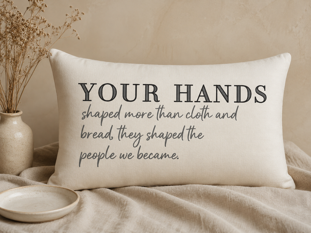 YOUR HANDS (SVG)  Blessing Stencil