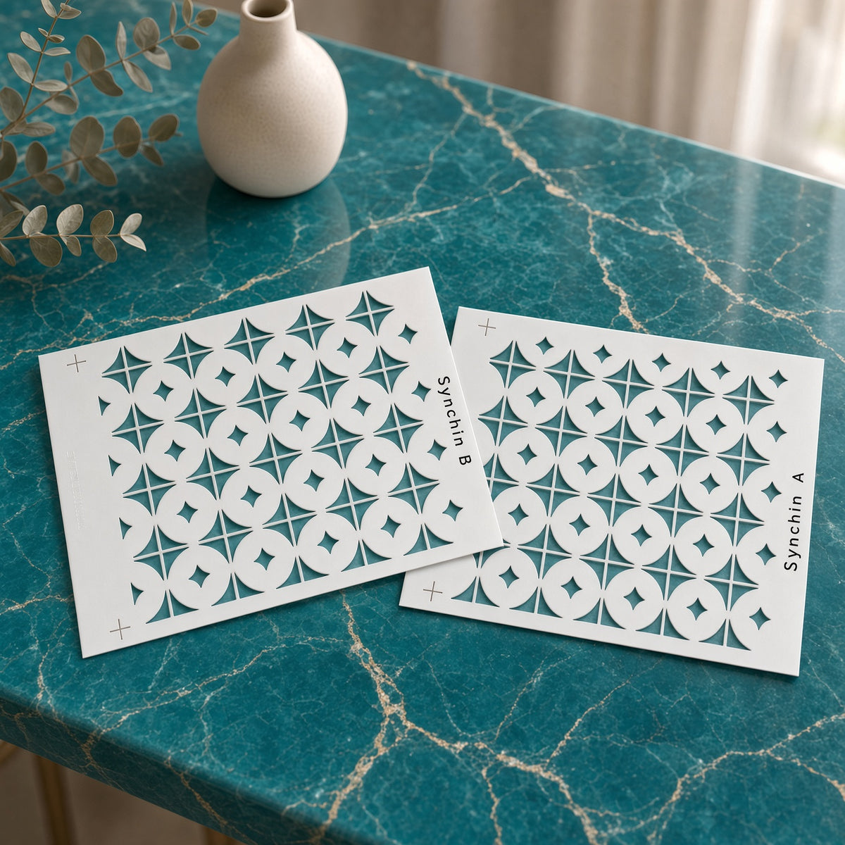 SYNCHIN Cathedral Compass Star Stencil (Physical)