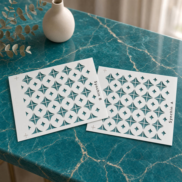 SYNCHIN Cathedral Compass Star Stencil (Physical)